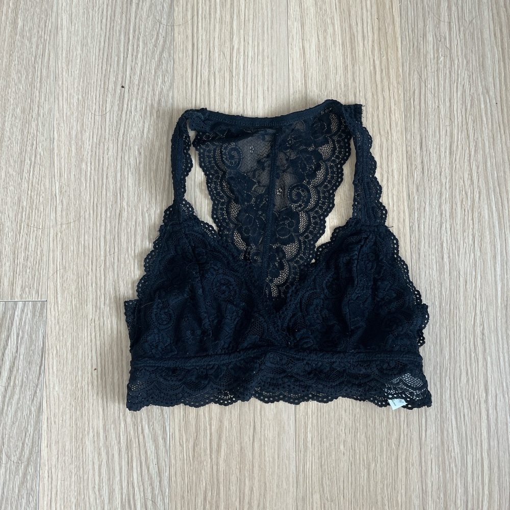 Elegant Black Lace Bralette